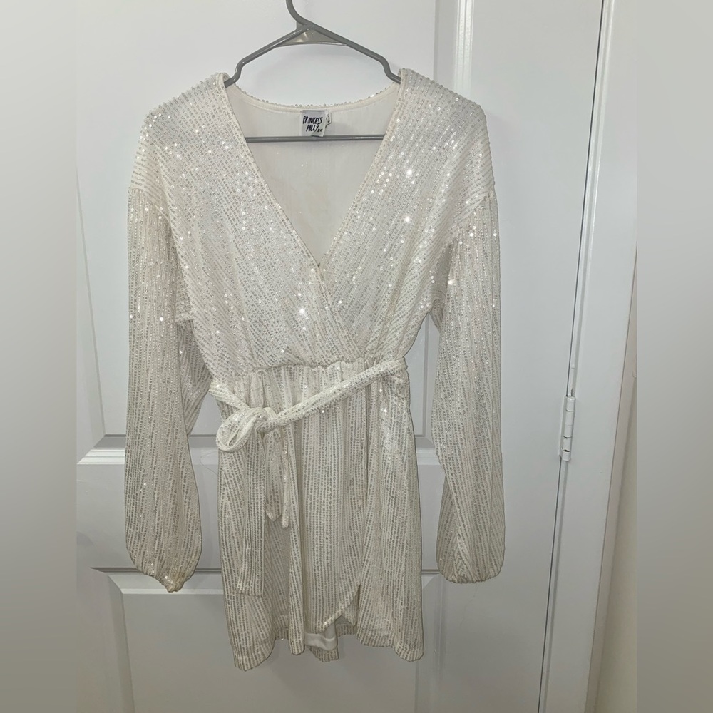White Princess Polly mini dress